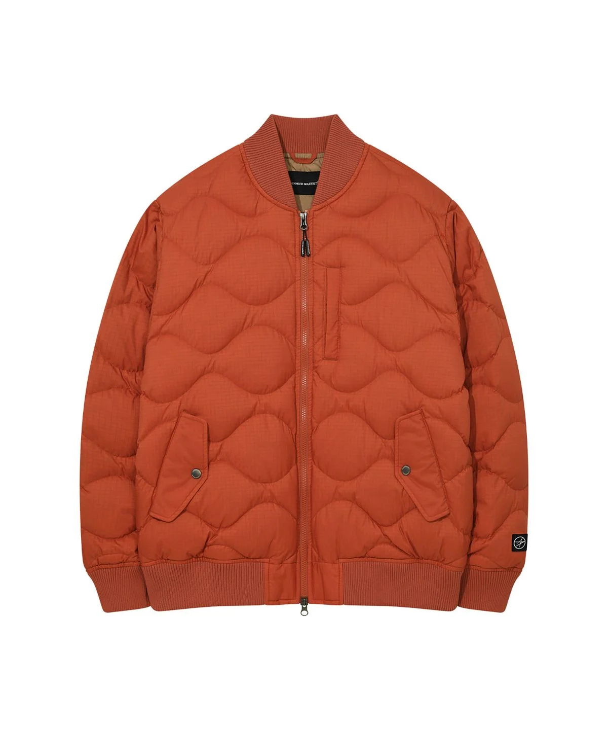 남동생 생일 선물로 고른 록히드마틴 WAVE QUILTED BLOUSON JUMPER L35UJD021ORG 실물 색감에 반해버렸어요 · 상품 이미지 1