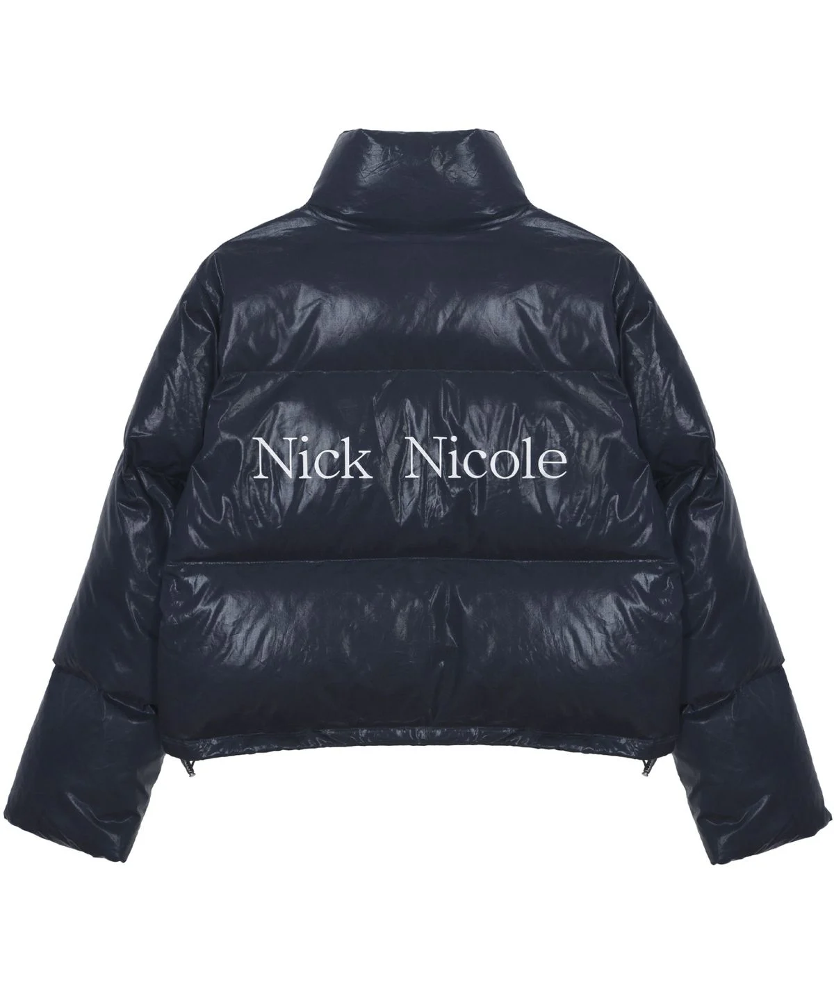 동생 생일 선물로 골랐다가 내가 입고 나가는 닉앤니콜 NICOLE GLOSSY SHORT PUFFER PADDING NAVY · 상품 이미지 2