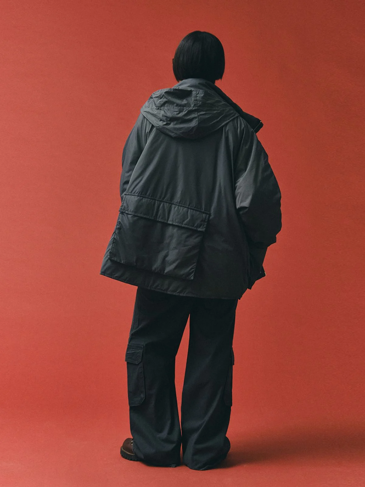 POCKET FIELD PARKA, DARK GRAY 3주 내내 이것만 입고 나갔던 플리즈프로젝트 다크 그레이 포켓 필드 파카의 리얼한 핏과 보온성